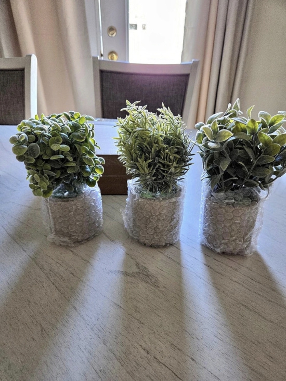 Meinature Artificial Eucalyptus Plants (3 Pack)